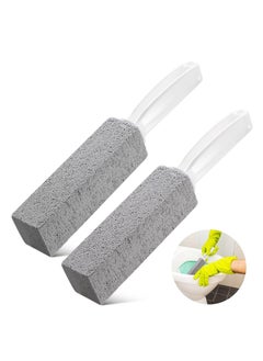 Generic Cleaning Stone with Handle Toilet Bowl Cleaner Hard Water Ring Remover for Bath/Pool/Kitchen/Household Cleaning (2) 