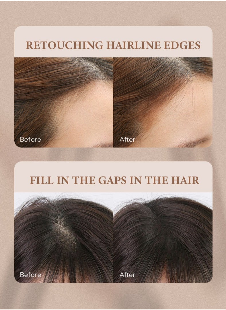 Sheloves Hairline Powder Pen for Thinning Hair Root Touch-Up Contour Shading Fills Hair Gaps for a Youthful Look（03#）  - Image 5
