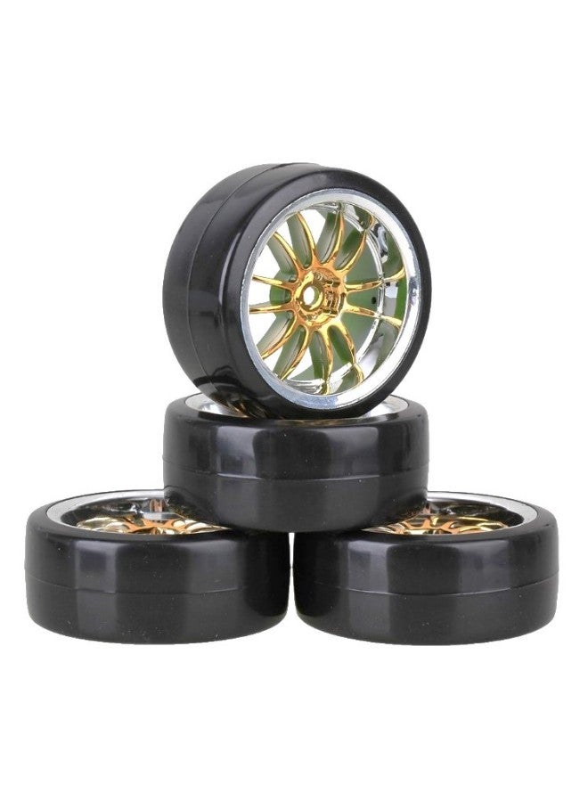 RC Model 1/10 Remote Control Car Drift Tire Bald Head Hard Tire RV Flat Car Drift 94123 Plastic Wheel-Color:Match B Hub 2, Note Model Number  - Image 3