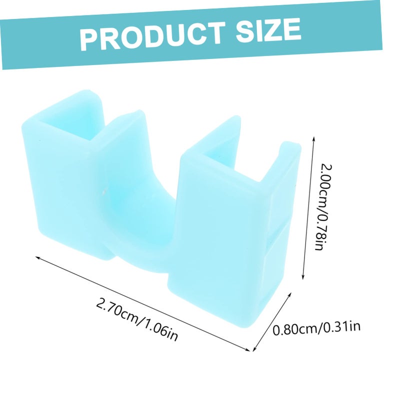 Training Chopstick Helper Clip 5 Pack Sky Blue for Kids and Adults - Image 3