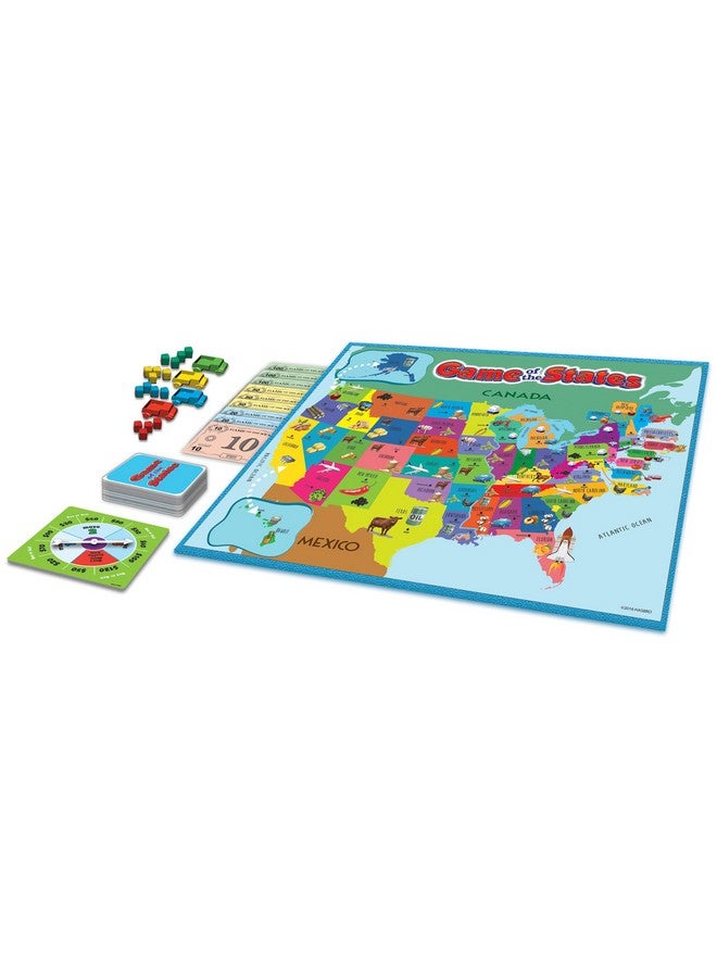 Winning Moves Game of The States with 1970's Original Artwork, by Winning Moves Games USA, Children's Pick Up and Deliver Game, for 2 to 4 Players, Ages 8 and up - Image 2