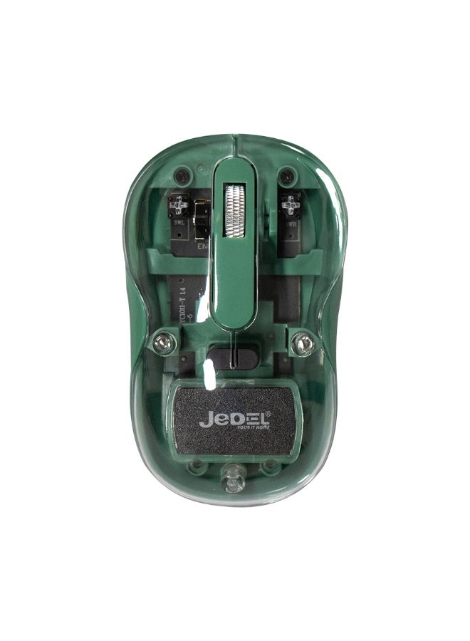 JeDEL WD141 Wireless, Bluetooth Rechargeable Mouse - 1600 DPI Adjustable - Battery Life 180 Hours - Image 5