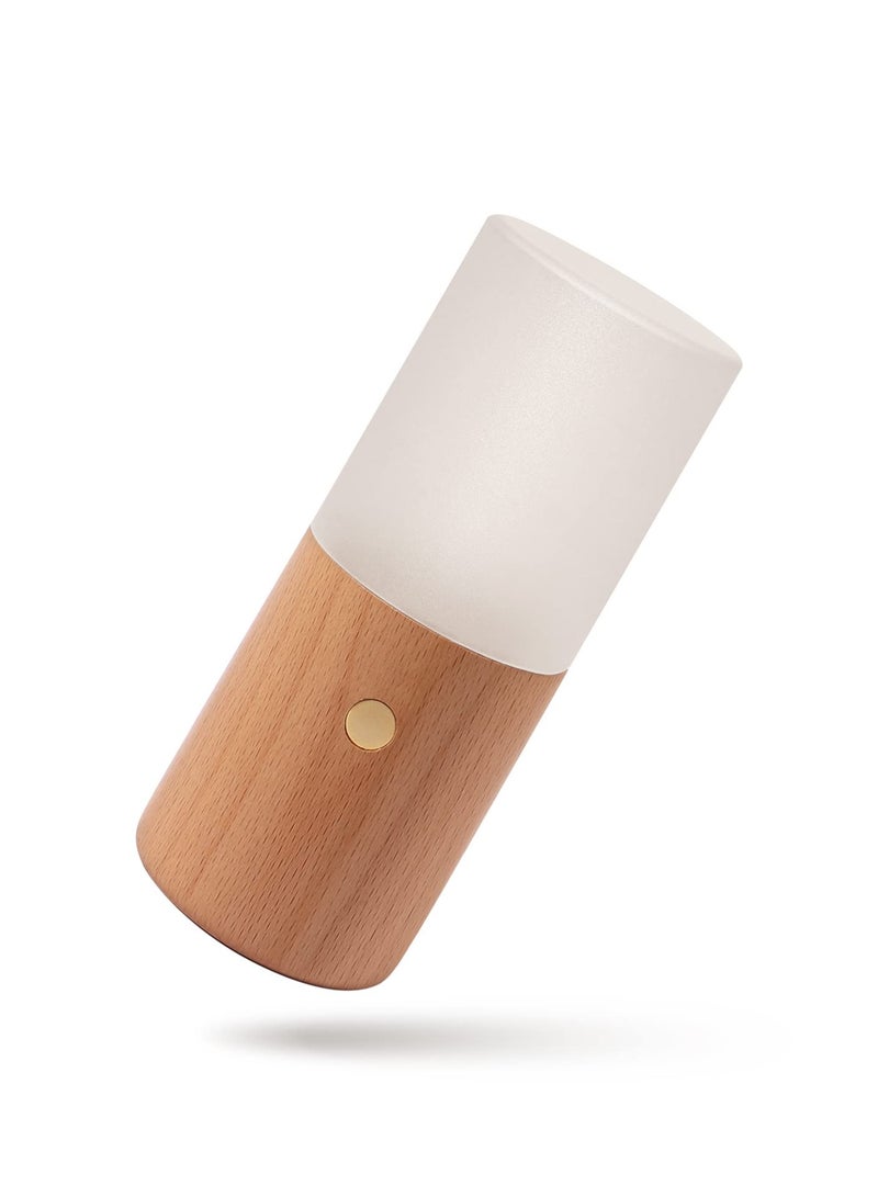 SYOSI Acrylic Touch Lamp, (7 Color Changing RGB) Gravity Sensor Night Light Kids Night Light Touch Activated Bedroom Lamp Battery Operated Lamp for Bedroom Living Room,Kids Room,College Dorm,Office  - Image 1