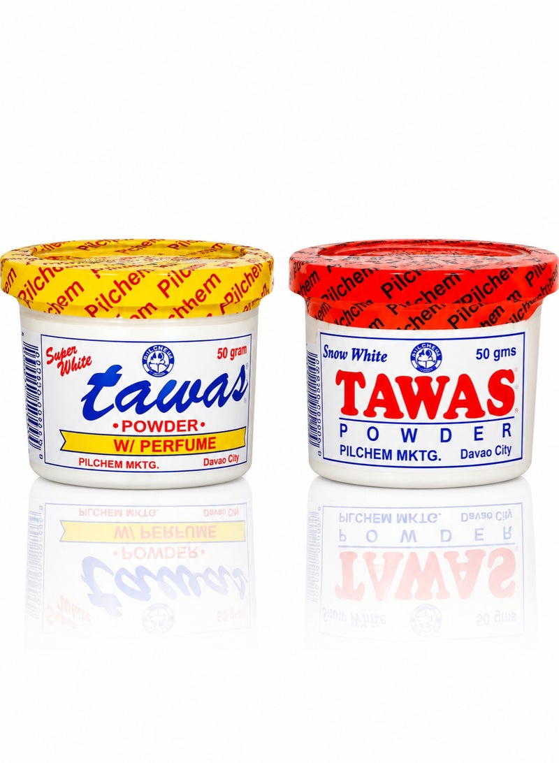 Snow White Tawas Deodorant Powder 50g & Snow White Tawas Deodorant Powder 50gm Bundle - Image 1