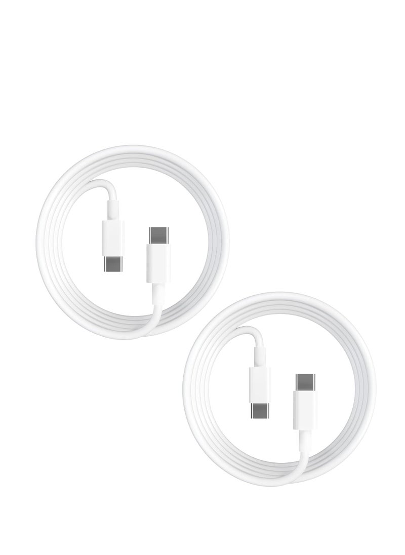Generic - 2Pack for Apple USB C to USB C Charging Cable ,Fast Charger Cord for iPhone 15/15 Pro/15 Plus/15 Pro Max, for MacBook Pro/2019/18/17/16,for IPad Air 4/5/Mini 6/Pro 12.9/11 USB Type C - Image 1