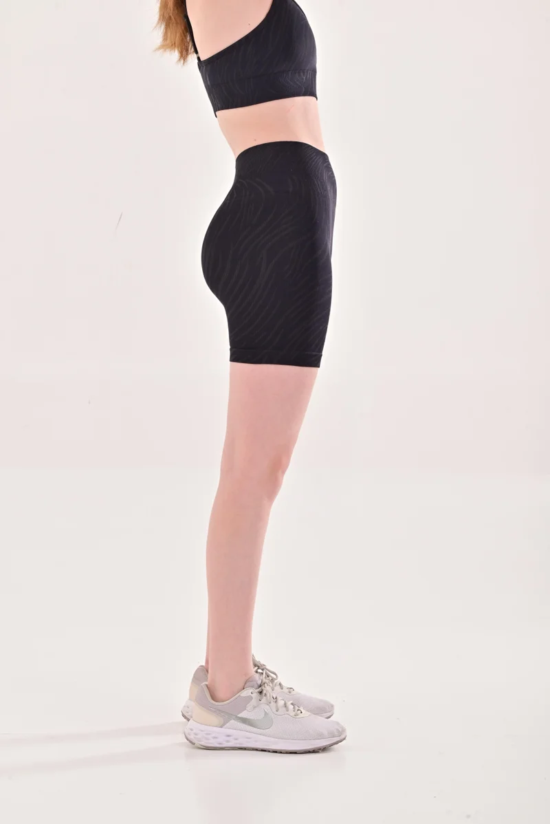 Esso5 Abstract High Rise Shorts