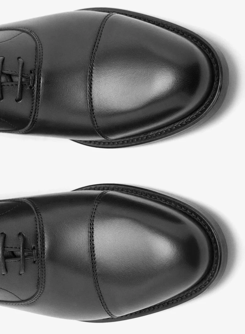 Mango Man  Oxford style leather shoe for Men | Best Price UAE