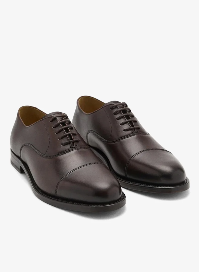 Mango Man Oxford style leather shoe