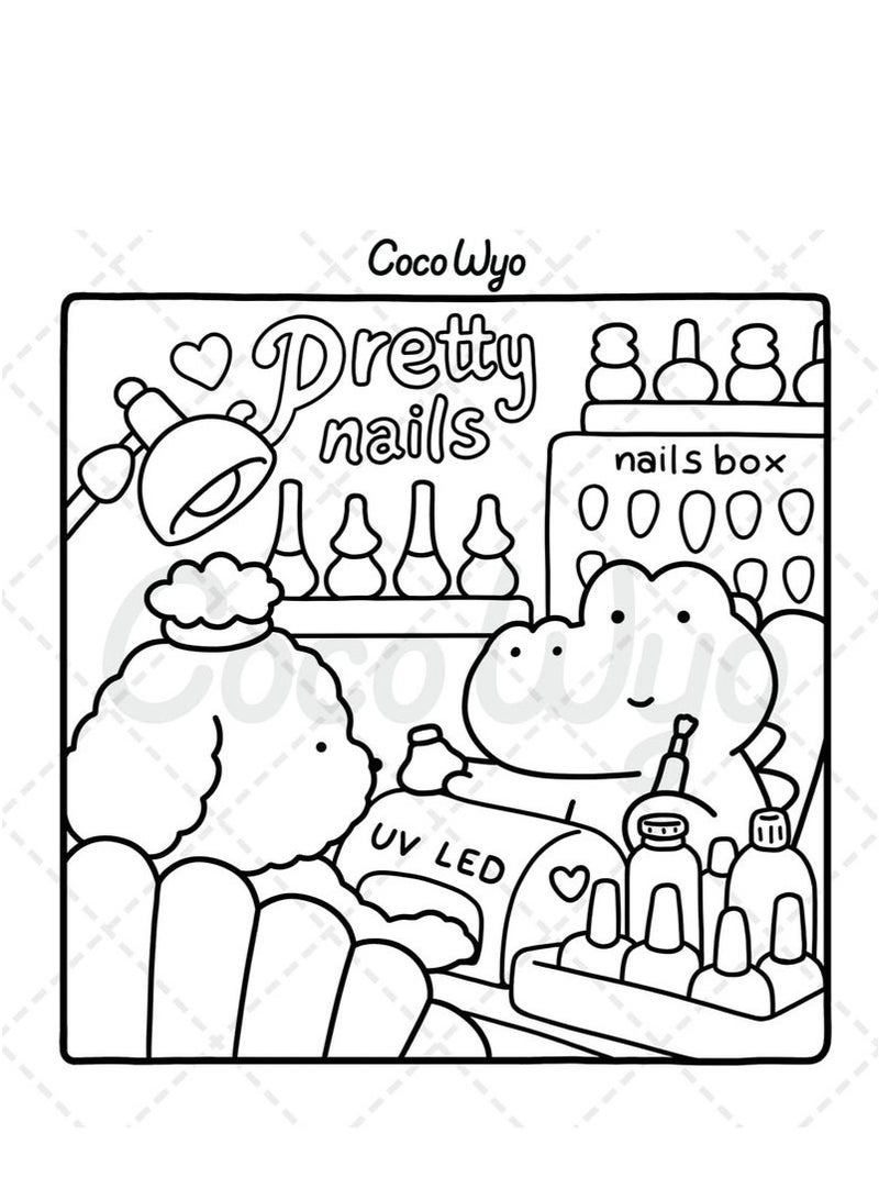 أصدقاء الدفء: كتاب تلوين علاجي للكبار والمراهقين – شخصيات حيوانية ساحرة بتصميمات بسيطة مهدئة مع تمرينات تركيز ذهني (سلسلة أصدقاء مريحة) ﻿ ﻿ - Image 2