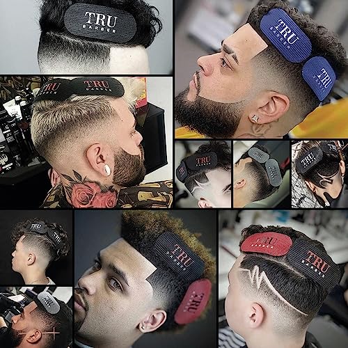 TRU BARBER HAIR GRIPPERS ® BUNDLE PACK 6 PCS for Men and Women - Salon and Barber, Hair Clips for Styling, Hair holder Grips (Black) - Image 2
