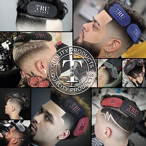 TRU BARBER HAIR GRIPPERS ® BUNDLE PACK 6 PCS for Men and Women - Salon and Barber, Hair Clips for Styling, Hair holder Grips (Black) - Image 3