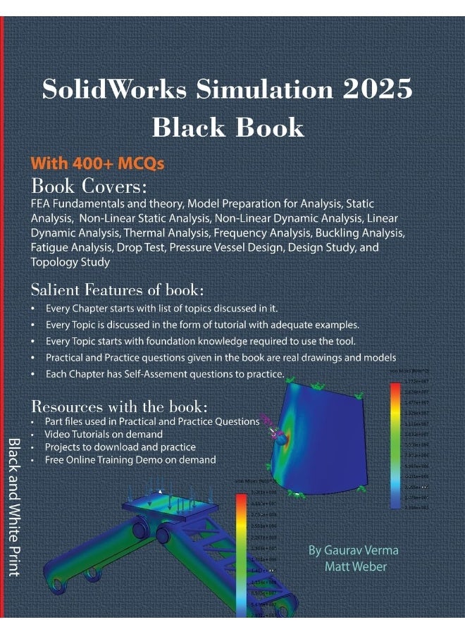 SolidWorks Simulation 2025 Black Book - Image 1