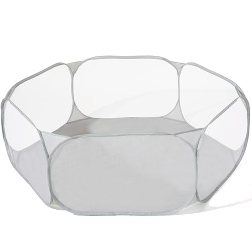 Heopeis Kids Ball Pit Large Pop Up Toddler Ball Pits 47inches Play Tent for Toddlers Girls Boys for IndoorOutdoor Play Tent with Carry Tote Balls Not Included Gray - Image 1