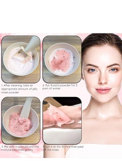 DR.MEINAIER Vajacial Hydro Alpha Arbutin Jelly Mask Powder for Face, Jelly Mask for Facials Professional, Jelly Facial Mask for Teens and Women. Jelly face mask. (Arbutin)  - Image 5