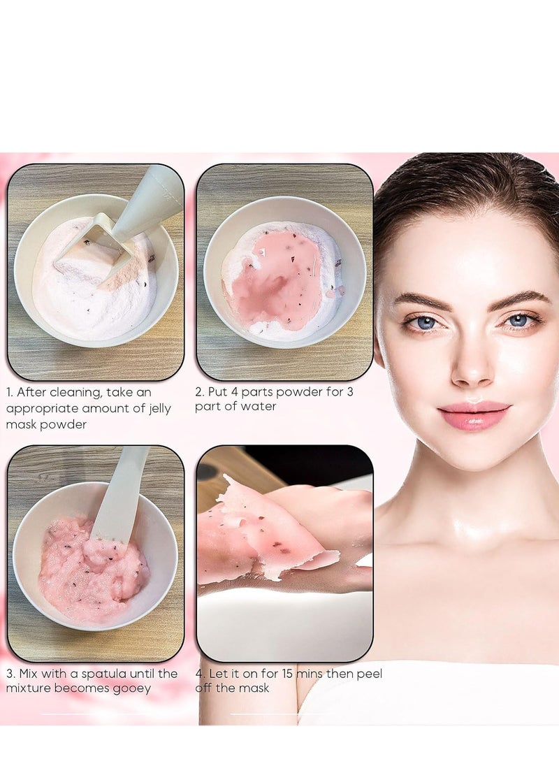 DR.MEINAIER - Vajacial Hydro Alpha Arbutin Jelly Mask Powder for Face, Jelly Mask for Facials Professional, Jelly Facial Mask for Teens and Women. Jelly face mask. (Arbutin) - Image 1