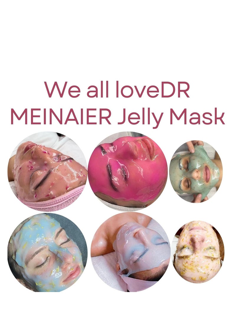 DR.MEINAIER - Vajacial Hydro Alpha Arbutin Jelly Mask Powder for Face, Jelly Mask for Facials Professional, Jelly Facial Mask for Teens and Women. Jelly face mask. (Arbutin) - Image 1
