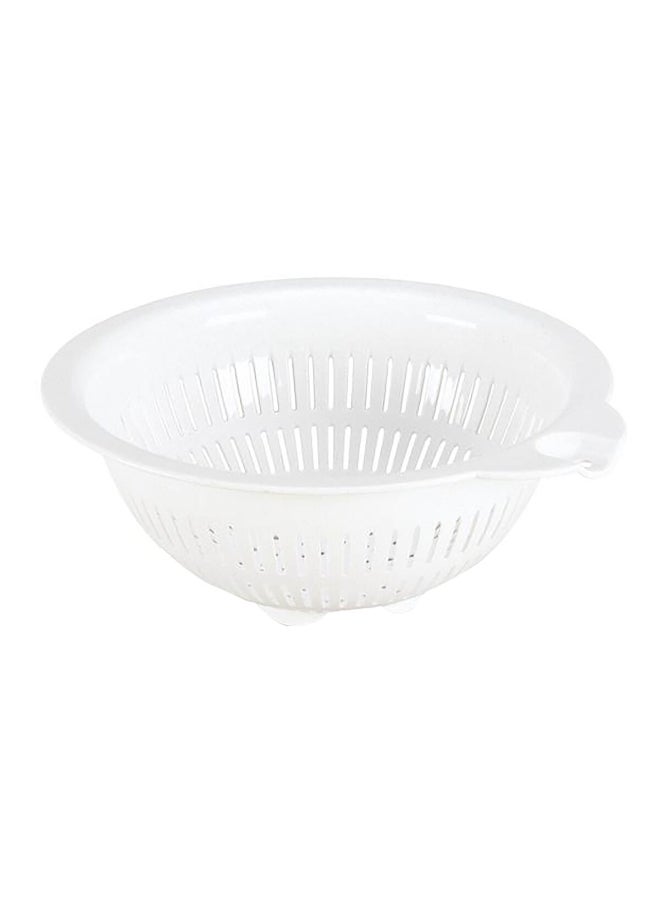 ستيريليت ستريليت مصفاة بلاستيكية عالية الجودة مستديرة متعددة الاستخدام وصديقة لغسالة الأطباق، باللون الأبيض، سعة 4 كوارت 07650012 - Image 1