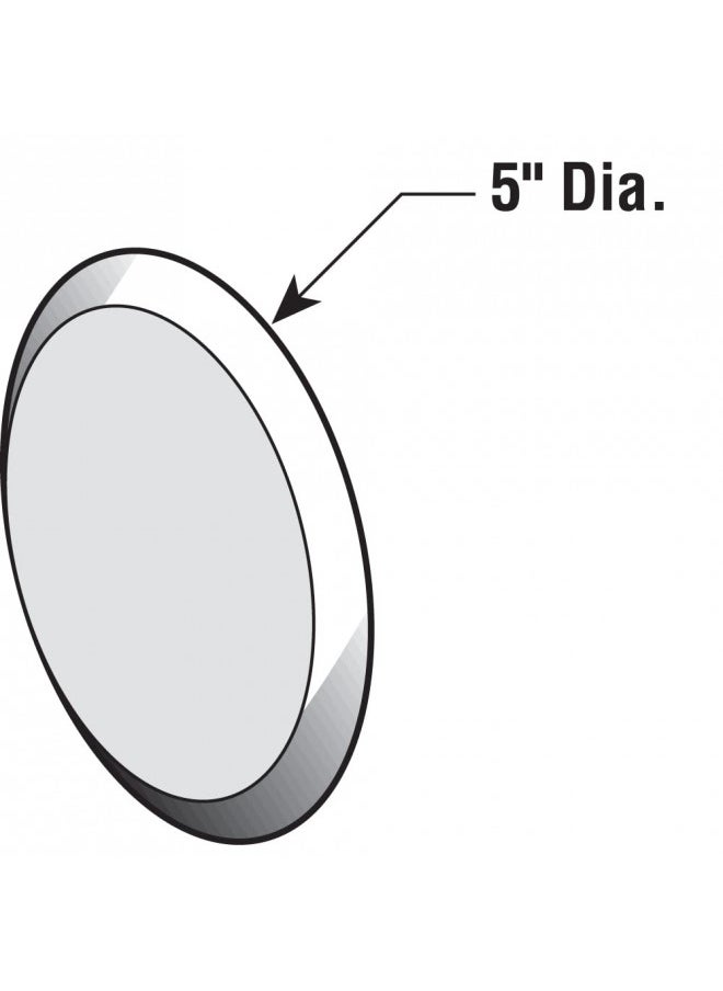 Prime-Line Prime-Line U 9186 5 In., Rigid Vinyl, Ivory, Self Adhesive Wall Protector (Single Pack)  - Image 2