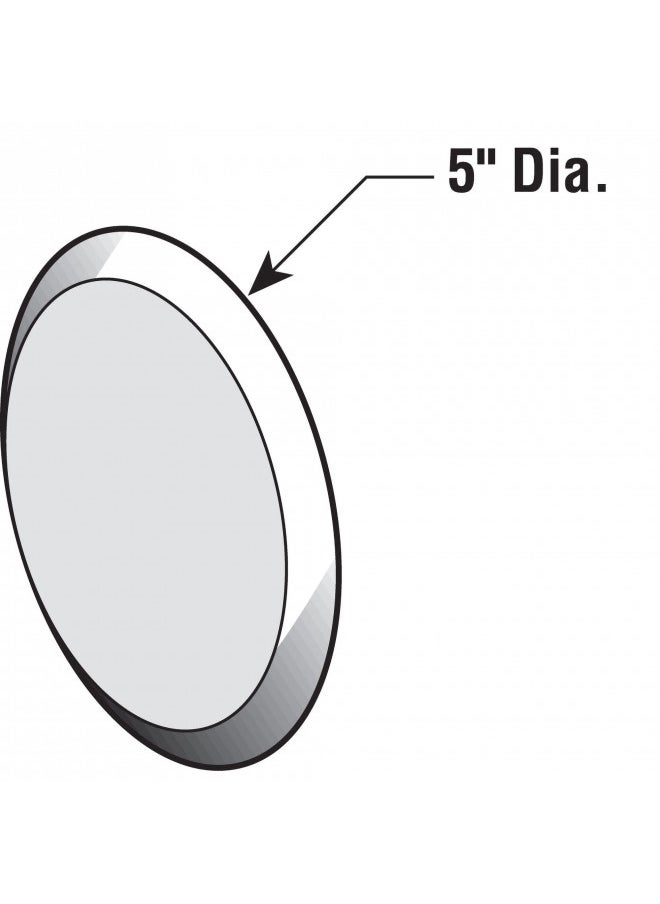 Prime-Line Prime-Line U 9186 5 In., Rigid Vinyl, Ivory, Self Adhesive Wall Protector (Single Pack)  - Image 3