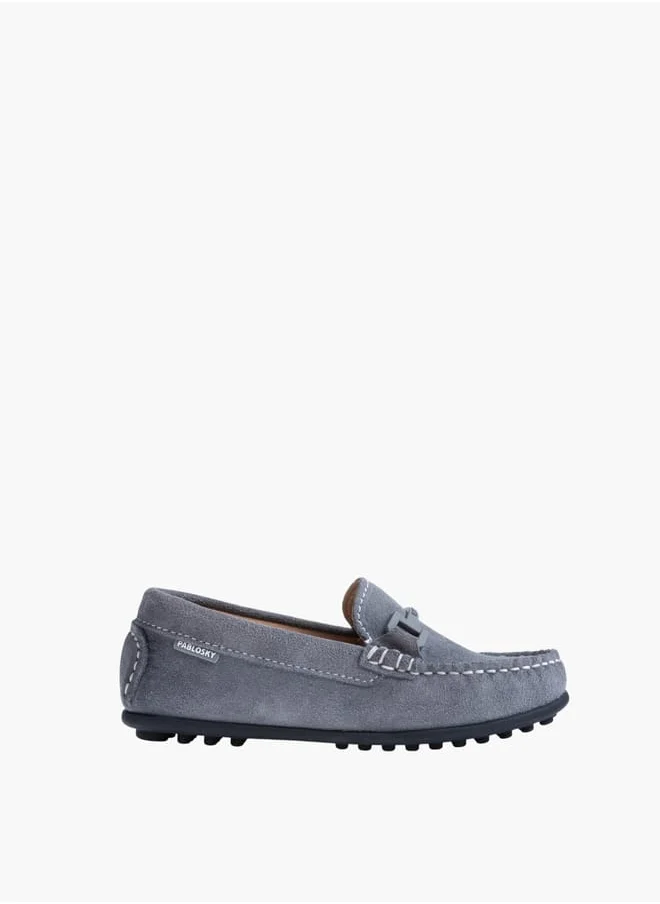 بابلوسكي Boys Loafers With Slip-On Closure