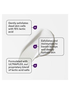 AmLactin KP Bumps Be Gone 3 oz Keratosis Pilaris Moisturizing Cream with 15% Lactic Acid Exfoliator and Moisturizer for Dry Rough and Bumpy Skin Packaging May Vary  - Image 4