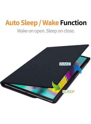 360°Rotating Case Compatible with Huawei Matepad SE 11 inch Case Cover 2024,Multi-Angle Swiveling Slim Cover Auto Wake/Sleep PU Leather Hard Back Shockproof Stand Cover (Black) - view 3