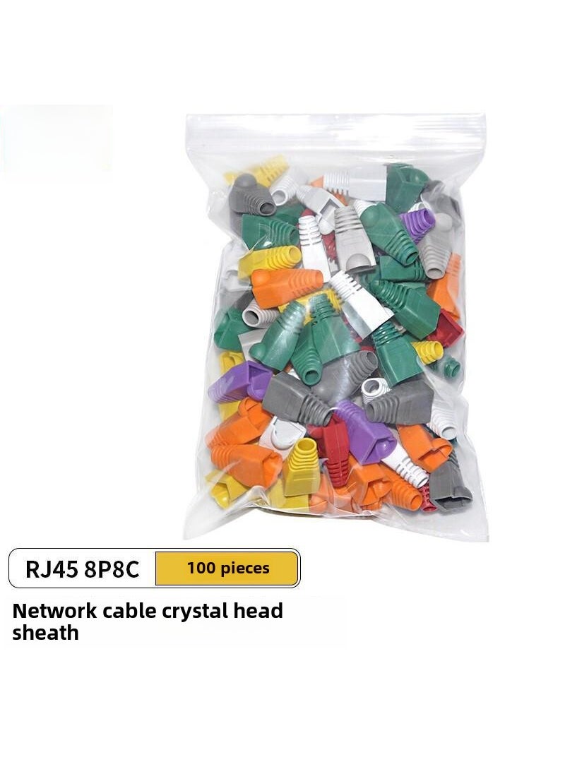 Generic CNCOB Colorful RJ45 Protection Caps Color 100 Pack 