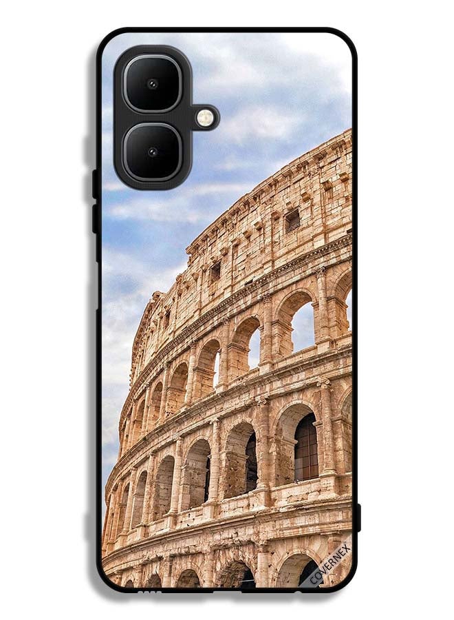 Covernex Tecno Pop 10 Protective Case Cover Vintage Building