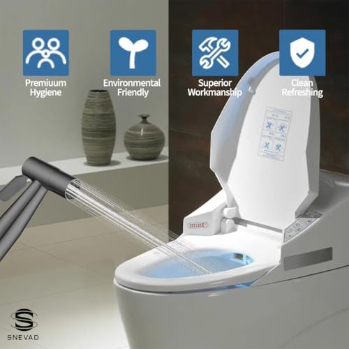 Snevad 1-In-2-Out Dual Control Valve with Pull-Out Sprayer Sanitary Health Faucet Double Outlet Water Tap for Washing Machine,Toilet Faucet Body for Multi-Purpose use Shower Faucet [26.5x20.5x8 CM] - Image 5