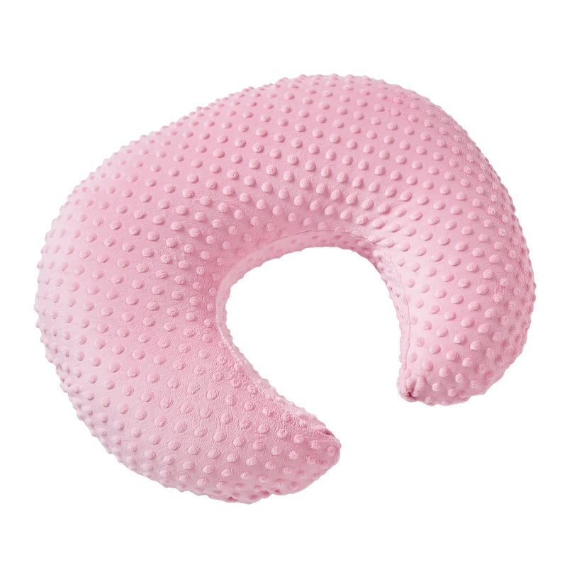 Aullar Nursing Pillow and Positioner with Cover for Breastfeeding and Bottle Feeding, Propping Baby, Tummy Time, Baby Sitting Support, Awake-Time Support (Candy Pink, 22" x 17.7" x 5.9") - Image 5