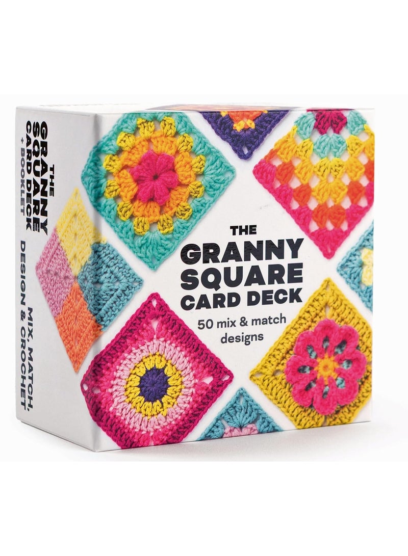 Granny Square Cards Deck:50 Mix and Match Designs,Knitting Patterns - Image 1