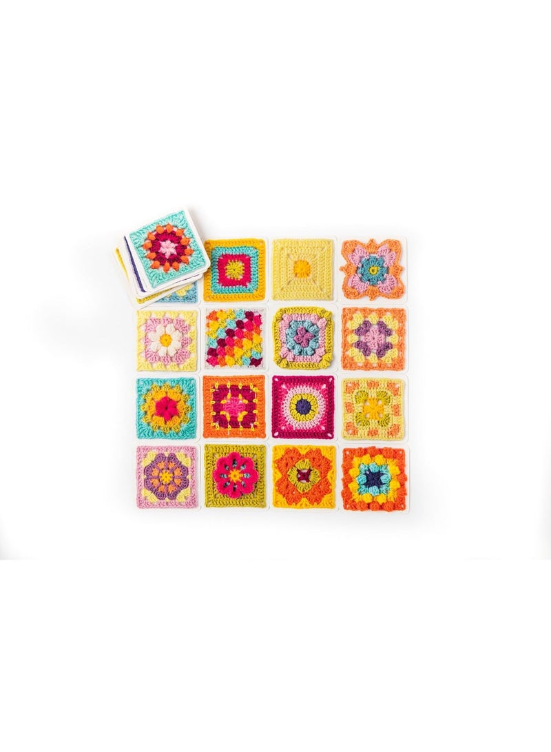 Granny Square Cards Deck:50 Mix and Match Designs,Knitting Patterns - Image 4