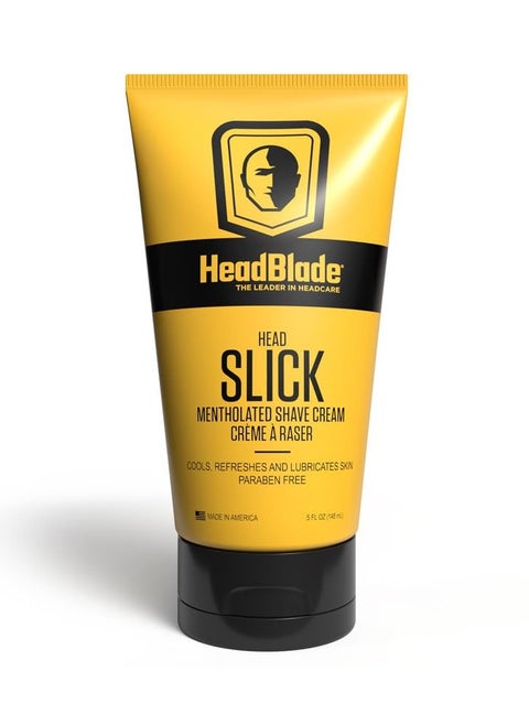 HeadBlade HeadSlick Shave Cream 5 oz for Smooth Head shaving for Bald Men, Helps with Irritation, Redness, & Razor Burn