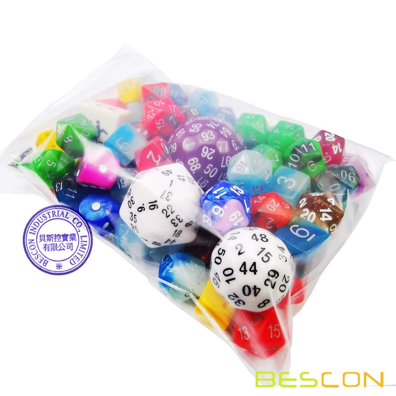 Bescon Big Better Rejects Dice Pack 100+, Second Dice Set 100pcs - Image 5