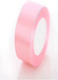 Generic Ribbon, 22 Metres Satin Ribbons, Solid Color Diy Crafts Handmade Ribbons,04 Light Pink,25mm 