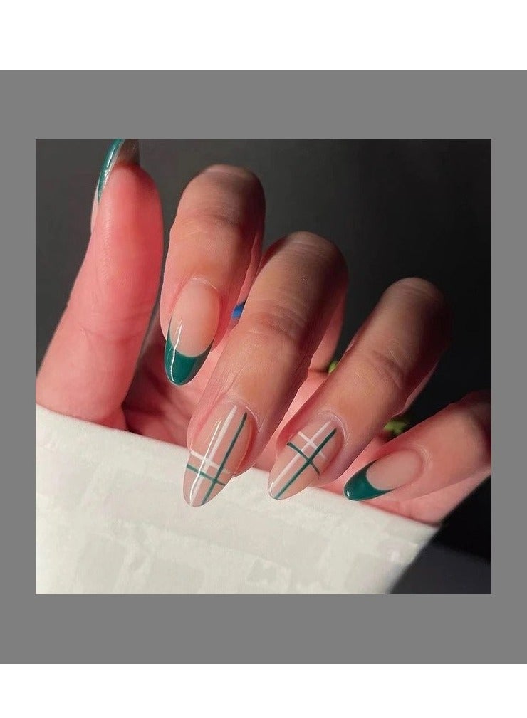 Salon Acrylic Reusable False Nails Set Double Tape and Glue Included - Image 1