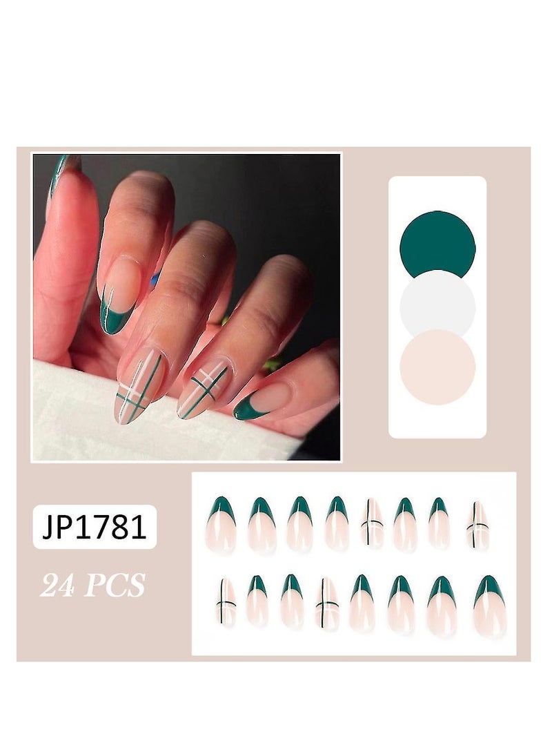 Salon Acrylic Reusable False Nails Set Double Tape and Glue Included - Image 4