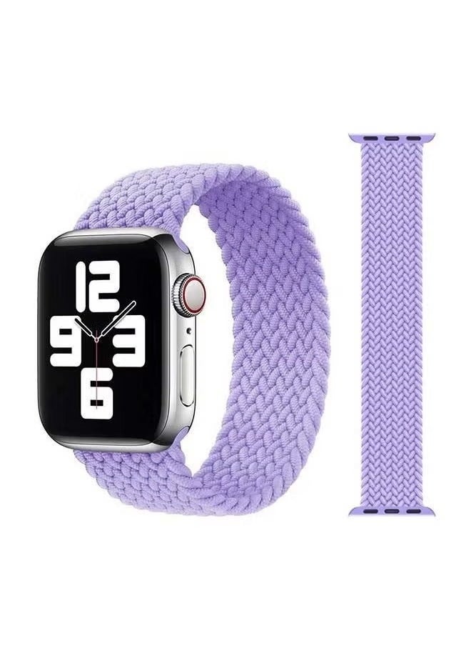 vesus - Braided Solo Band for Apple Watch Series 1/2/3/4/5/6/SE 40/38mm Light Purple - Image 1