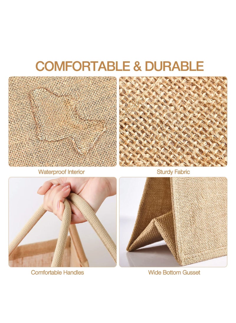 PRINTSHOP4ME Ramadan Mubarak Jute Tote Bags - Eco-Friendly Jute Grocery and Shopping Bags - Perfect for Shopping and Groceries Tote Bags - Gift for Ramadan - Ramadan Kareem Themed Jute Bag  - Image 3
