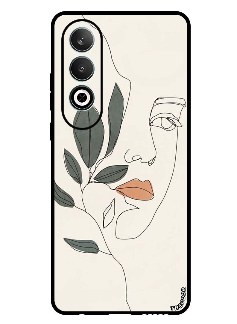 Theodor Protective Case Anti Scratch Shock Proof Bumper Cover For Oppo K12 Girl Art - Image 1