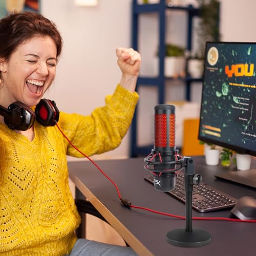 SUNMON محول حامل ميكروفون SUNMON HyperX QuadCast لجهاز HyperX QuadCast، مجموعة استبدال لمحول HyperX QuadCast S، محول ذراع ميكروفون لـ 3/8 "HyperX QuadCast Boom Arm - Image 5