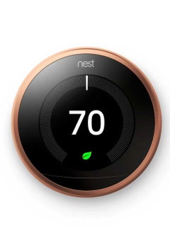 Nest Learning T3021US 3rd Gen Thermostat - Copper