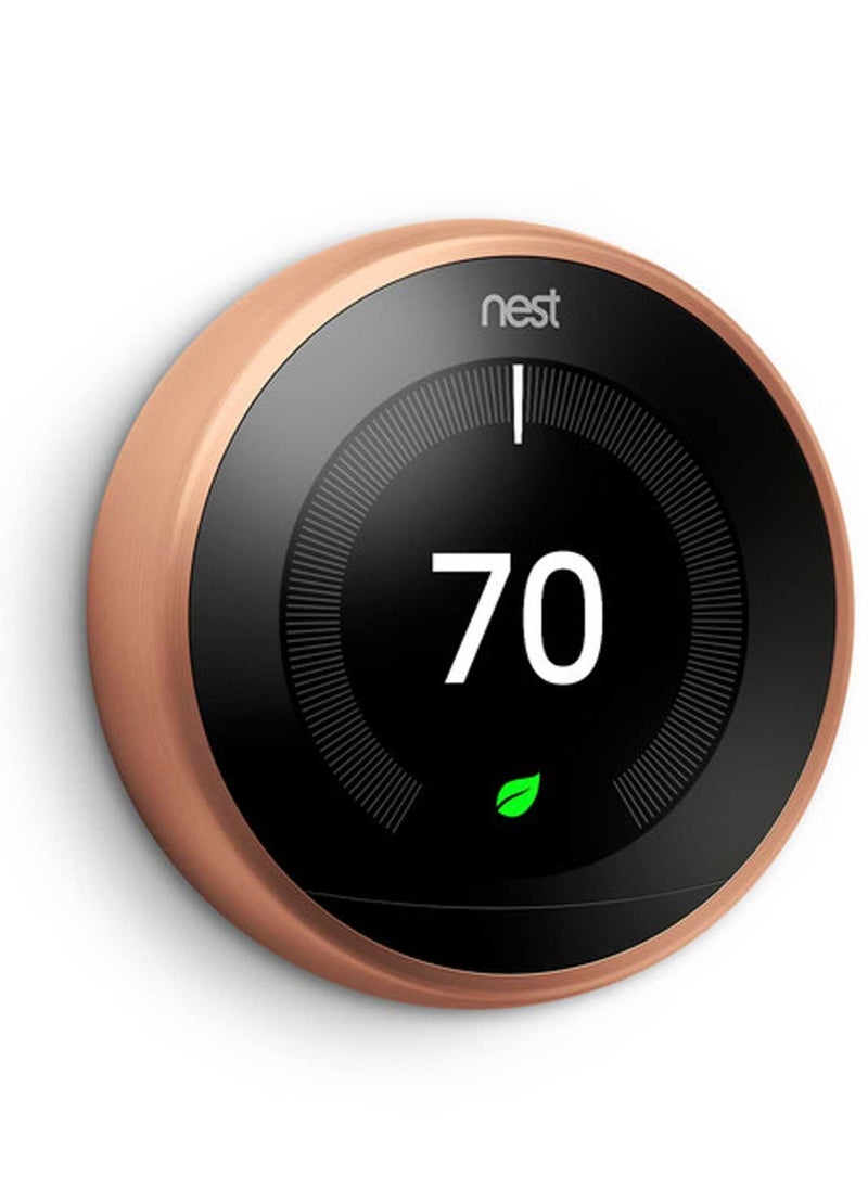 Nest - Nest Learning T3021US 3rd Gen Thermostat - Copper - Image 1