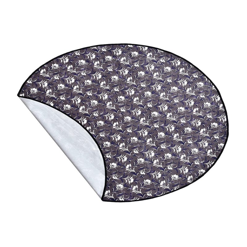 Khushimit Khushimit Water Resistant Baby Bed Sheet Protector Baby Enjoy Food on Bed with Playing Baby Playing Sheet Picnic Mat for Baby with Stain Resistant Size 3636 Inch DesignKM1005  - Image 3