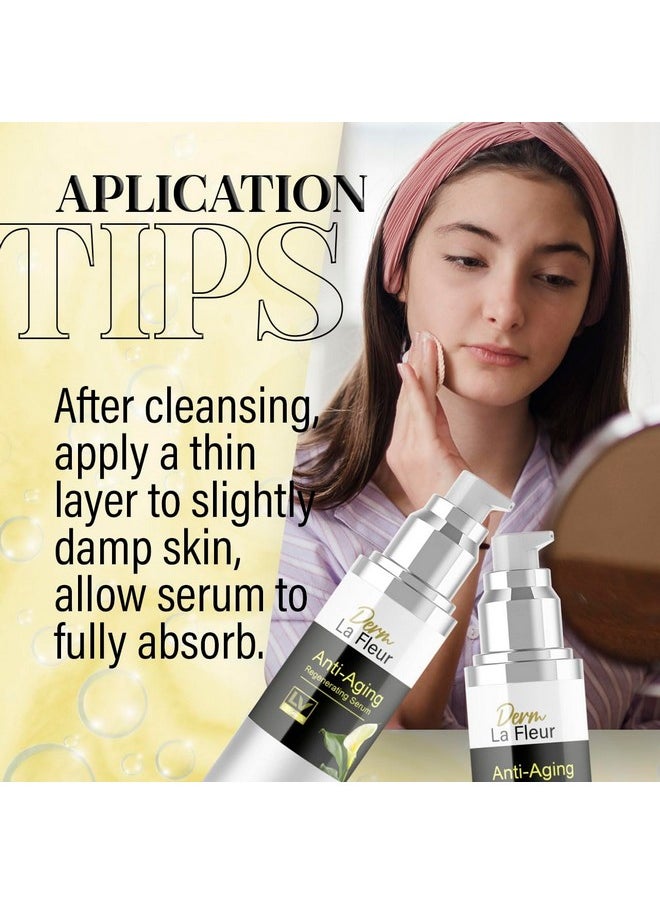 LIVORKA 1 Pack - Derm La Fleur Anti- Aging Serum - Derm La Fleur Plus, Derm La Fleur Luxe 1 Bottle Serum For 1 Month, Derma Fleur Moisturizing Skin Conditioner.  - Image 3