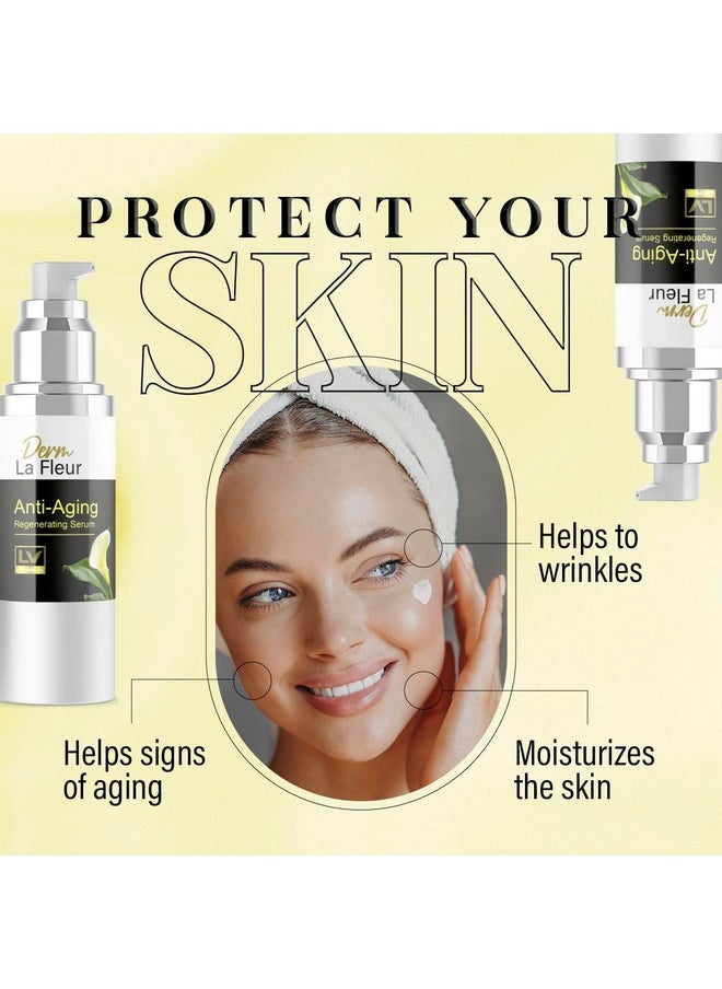 LIVORKA 1 Pack - Derm La Fleur Anti- Aging Serum - Derm La Fleur Plus, Derm La Fleur Luxe 1 Bottle Serum For 1 Month, Derma Fleur Moisturizing Skin Conditioner.  - Image 4