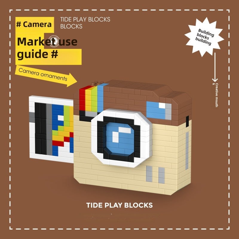 DIY DSLR Camera Model Kit: 460 Pieces Durable ABS Plastic - Enhances Spatial Awareness & Problem-Solving Skills Educational Toy for Hobbyists, Collectors and Photography Lovers - Image 1