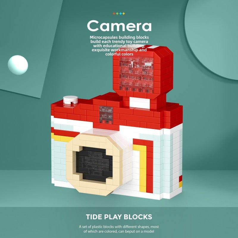 DIY DSLR Camera Model Kit: 460 Pieces Durable ABS Plastic - Enhances Spatial Awareness & Problem-Solving Skills Educational Toy for Hobbyists, Collectors and Photography Lovers - Image 4