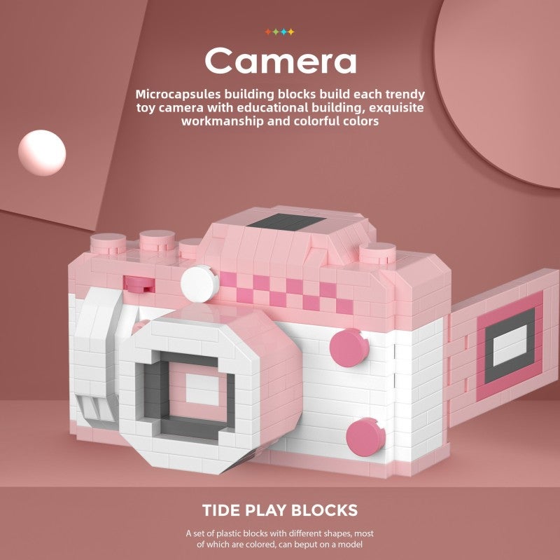 DIY DSLR Camera Model Kit: 460 Pieces Durable ABS Plastic - Enhances Spatial Awareness & Problem-Solving Skills Educational Toy for Hobbyists, Collectors and Photography Lovers - Image 5
