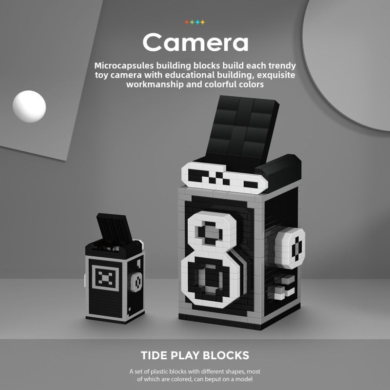 DIY DSLR Camera Model Kit: 460 Pieces Durable ABS Plastic - Enhances Spatial Awareness & Problem-Solving Skills Educational Toy for Hobbyists, Collectors and Photography Lovers - Image 3